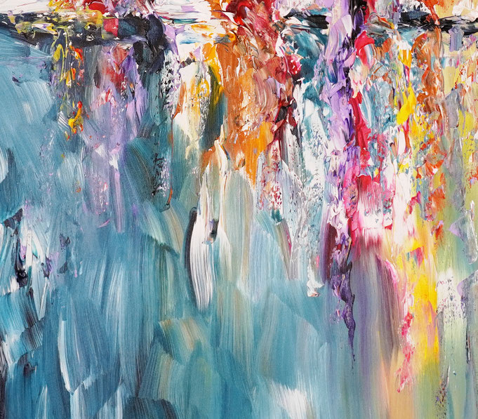 Detailfoto des Gemäldes Seaside Rendezvous M 7 vom Kunstmaler Peter Nottrott