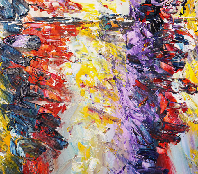 Detailfoto des Gemäldes Seaside Rendezvous M 6 vom Kunstmaler Peter Nottrott