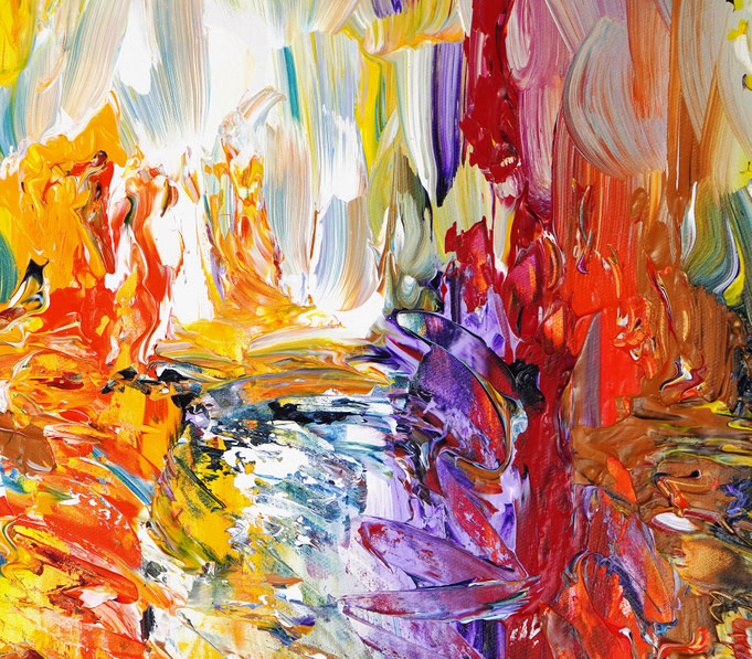 Detailfoto des Gemäldes Seaside Rendezvous M 7 vom Kunstmaler Peter Nottrott