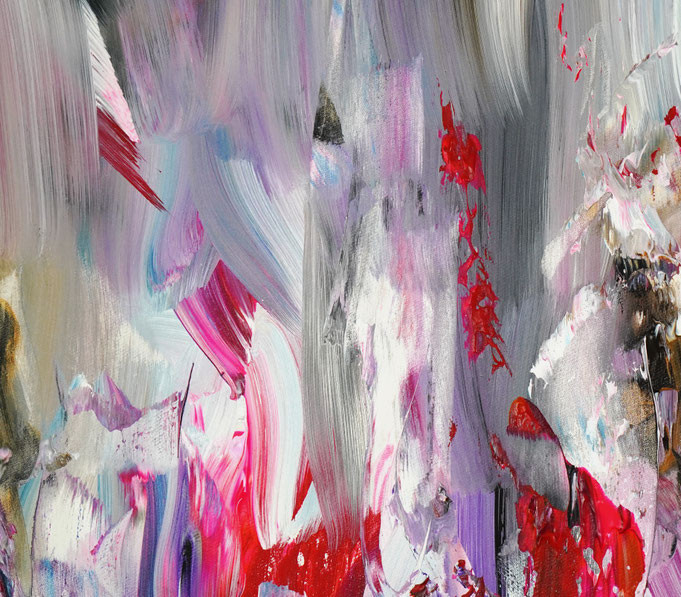Detail des abstrakten, emotionalen Unikats