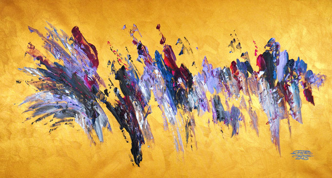 Moderne Malerei, Abstraktes Acrylgemälde