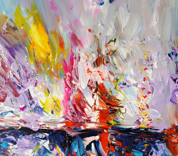 Detailfoto des Gemäldes Seaside Rendezvous M 7 vom Kunstmaler Peter Nottrott