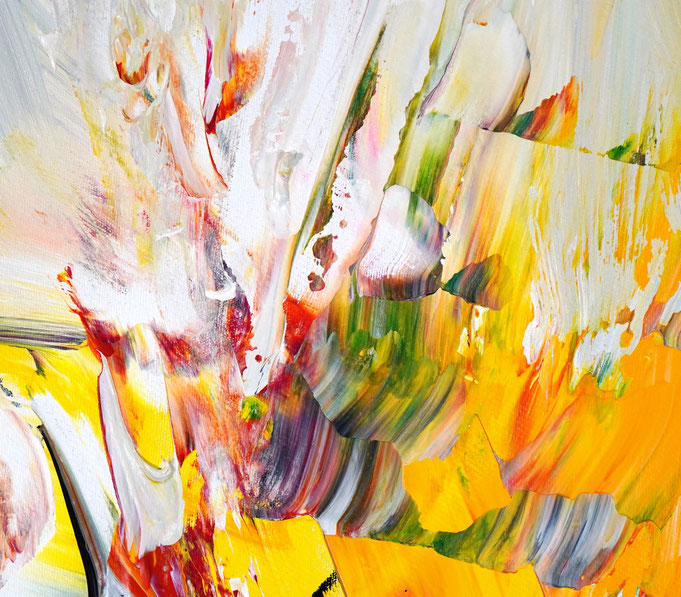 Detail des abstrakten Gemäldes