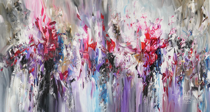 Moderne Malerei, Abstraktes Acrylgemälde