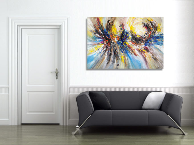 acryl, Gemälde, Original, Kunst, modern, abstrakt