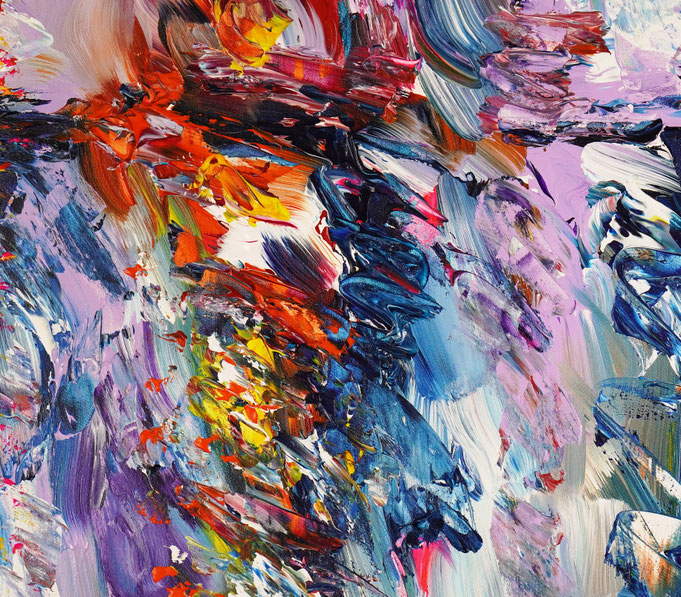 Detailfoto des Gemäldes Seaside Rendezvous M 7 vom Kunstmaler Peter Nottrott