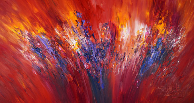 Moderne Malerei, Abstraktes Acrylgemälde