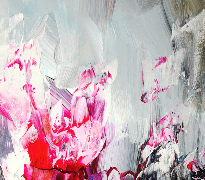 Detail des abstrakten, emotionalen Unikats