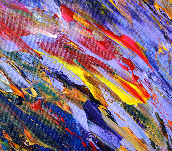 Detail des abstrakten Gemäldes