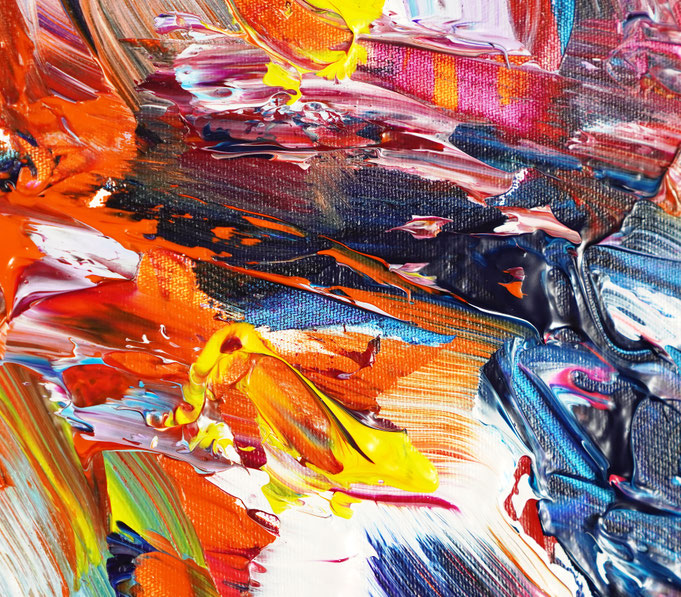 Detailfoto des Gemäldes Seaside Rendezvous M 7 vom Kunstmaler Peter Nottrott