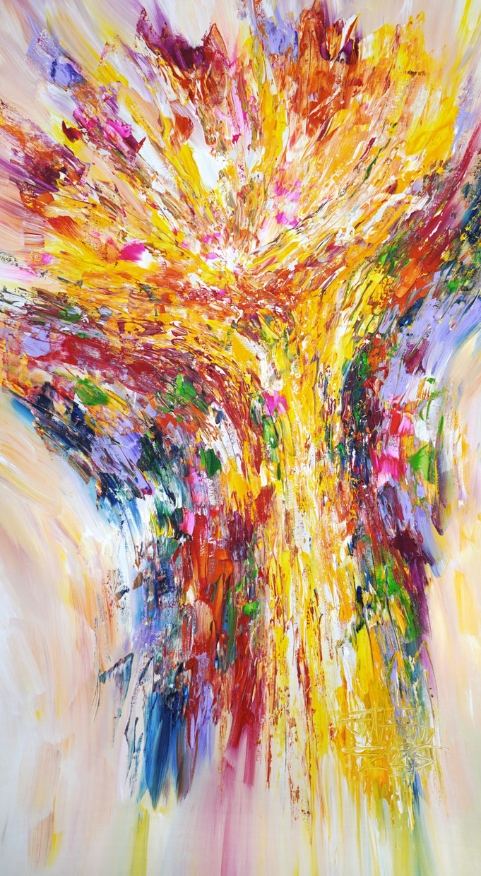 Moderne Malerei, Abstraktes Acrylgemälde