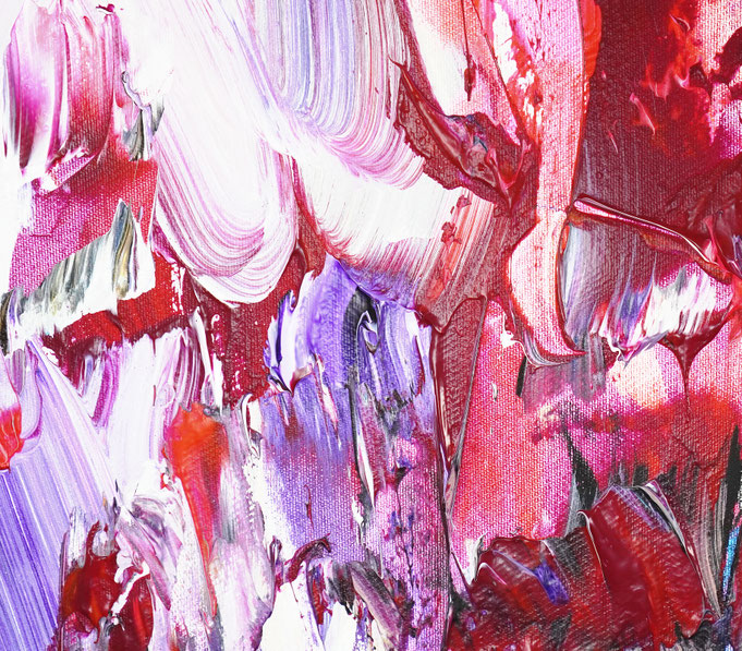 Detail des abstrakten, emotionalen Unikats