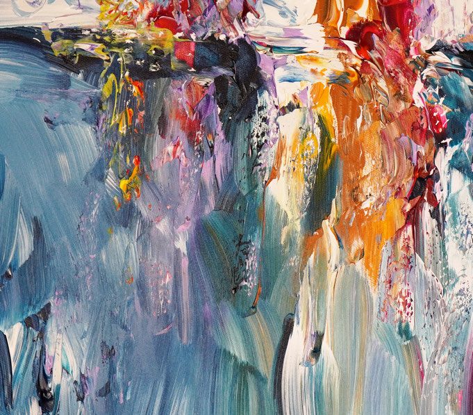 Detailfoto des Gemäldes Seaside Rendezvous M 7 vom Kunstmaler Peter Nottrott