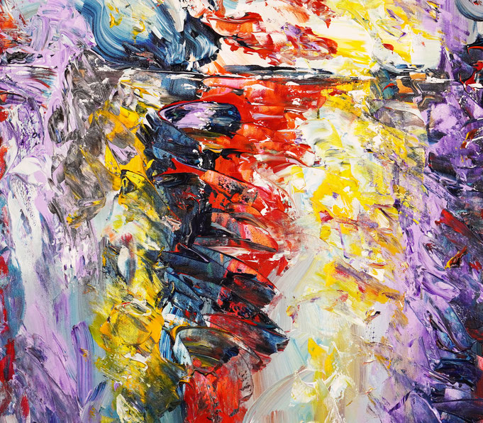 Detailfoto des Gemäldes Seaside Rendezvous M 6 vom Kunstmaler Peter Nottrott