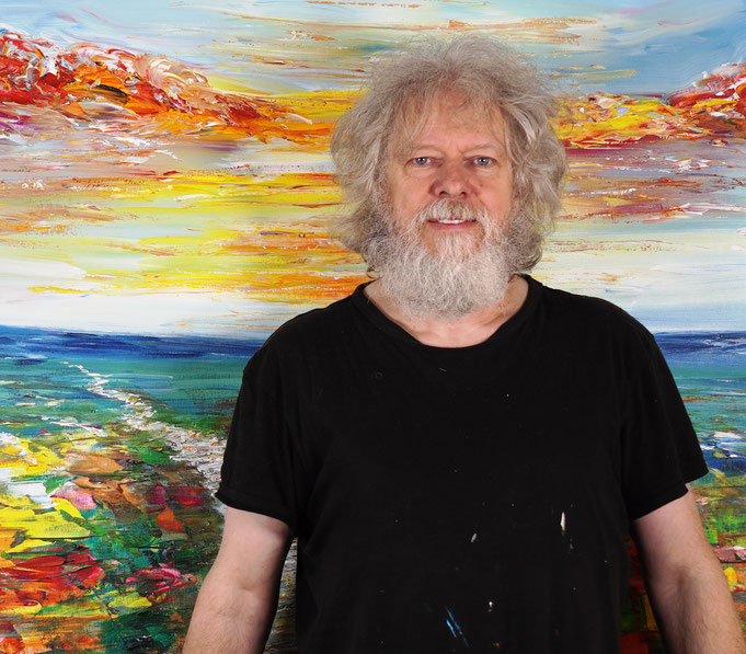 ... gerade fertig gemalt: Peter Nottrott mit  Beautiful Autumn Landscape XL 4