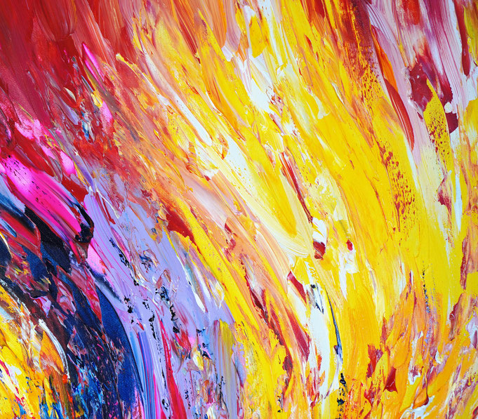 Detail des abstrakten Gemäldes