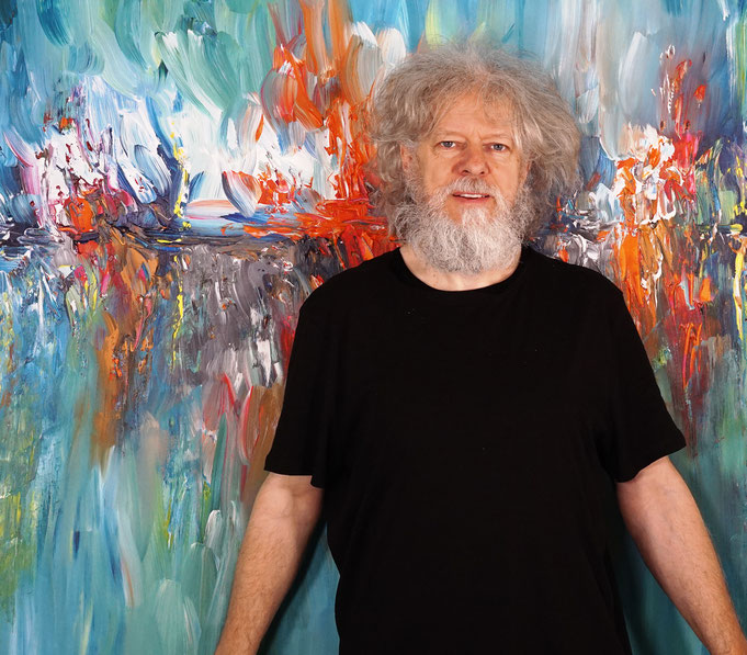 gerade fertig gemalt: Peter Nottrott mit Seaside Rendezvous XL 24