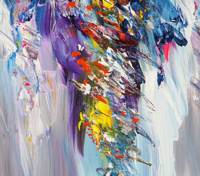 Detailfoto des Gemäldes Seaside Rendezvous M 7 vom Kunstmaler Peter Nottrott
