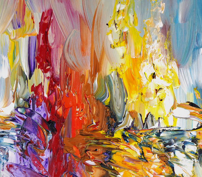 Detailfoto des Gemäldes Seaside Rendezvous M 7 vom Kunstmaler Peter Nottrott