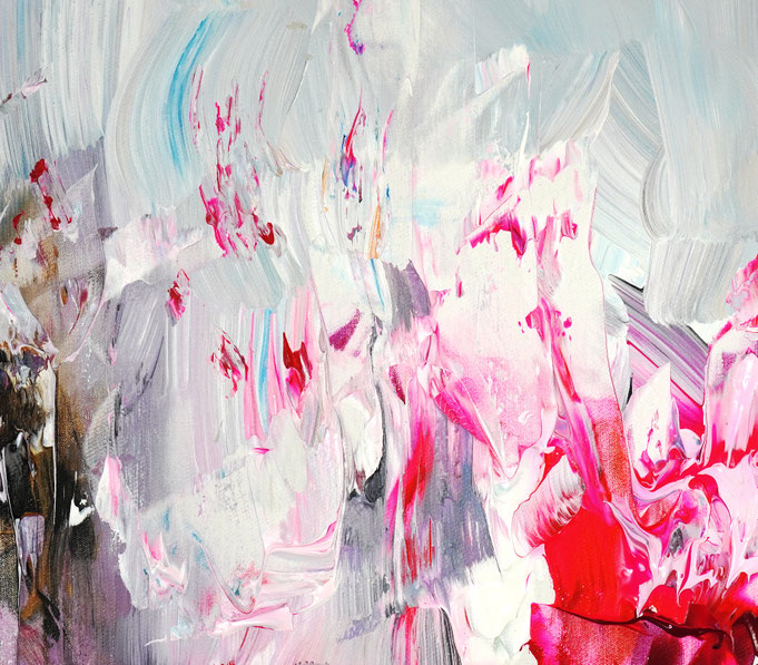 Detail des abstrakten, emotionalen Unikats
