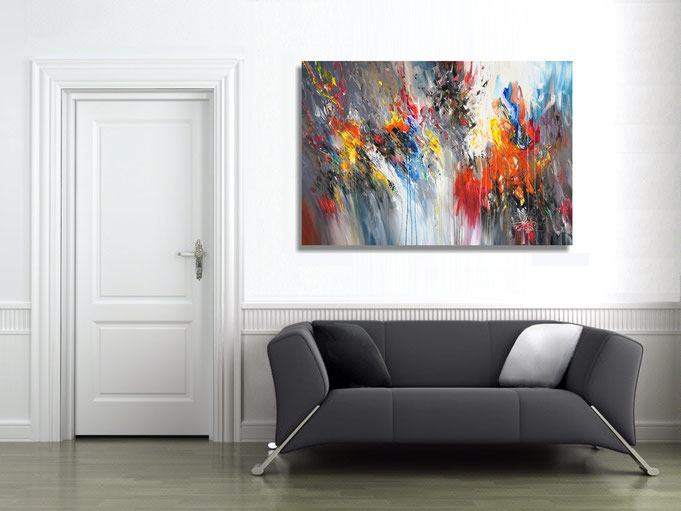 acryl, Gemälde, Original, Kunst, modern, abstrakt