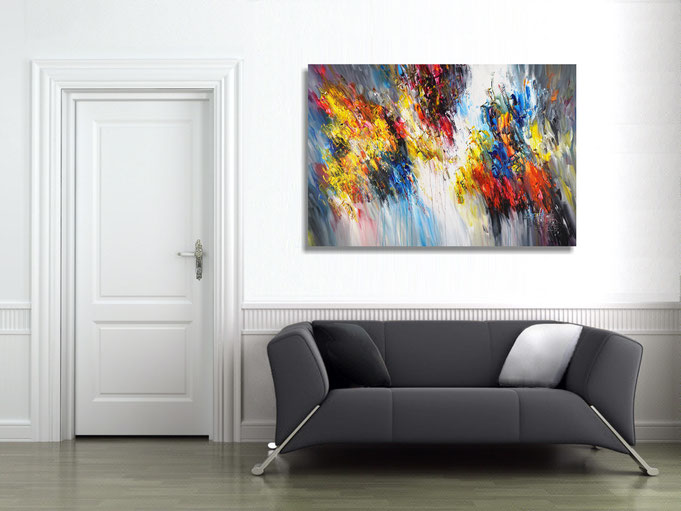 acryl, Gemälde, Original, Kunst, modern, abstrakt