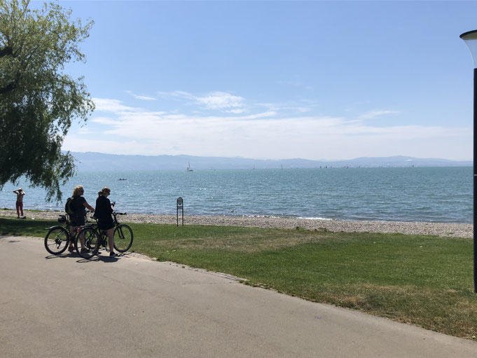 Unterwegs von Friedrichshafen nach Lindau