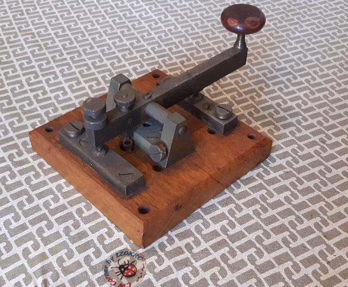 Brass postal telegraph key