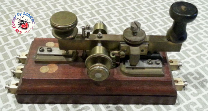 Hasler Telegraph key for Duplex morse system "in line"