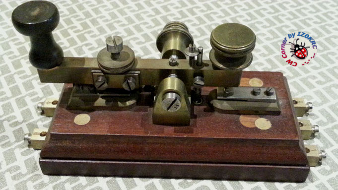 Hasler Telegraph key for Duplex morse system " "in line""