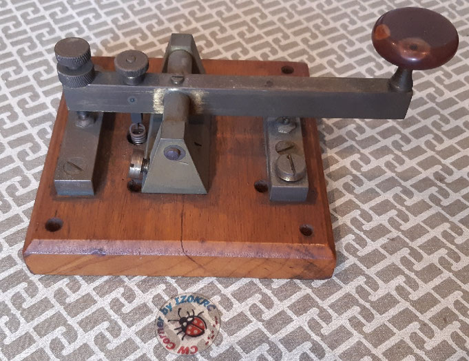 Brass postal telegraph key