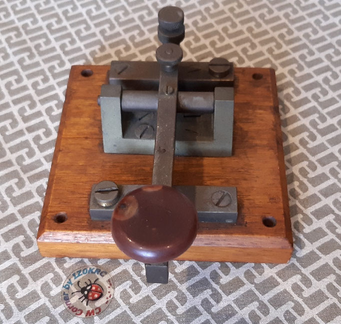 Brass postal telegraph key