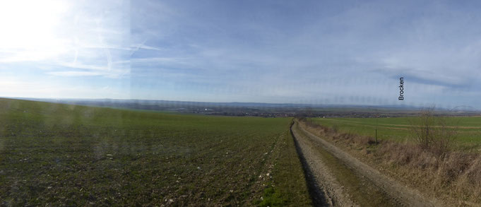 Das Panorama mit dem Brocken