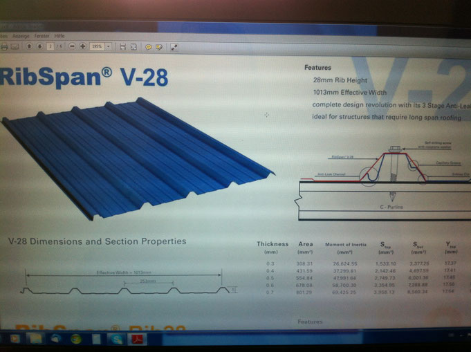 Prospect Aluminium Dacheindeckung