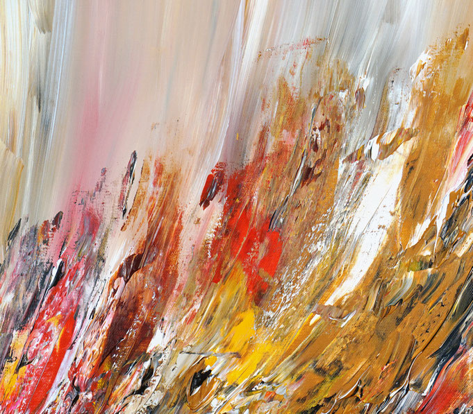Detail des abstraktes Gemäldes
