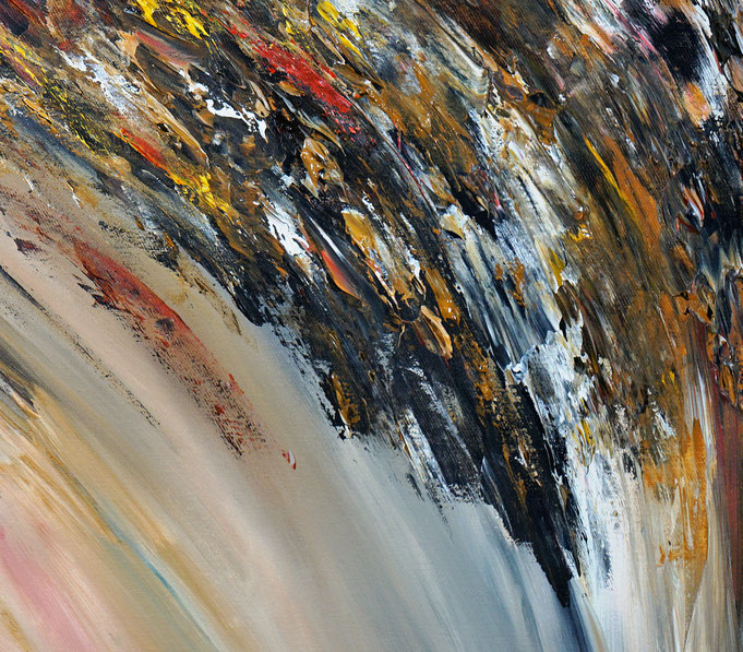 Detail des abstraktes Gemäldes