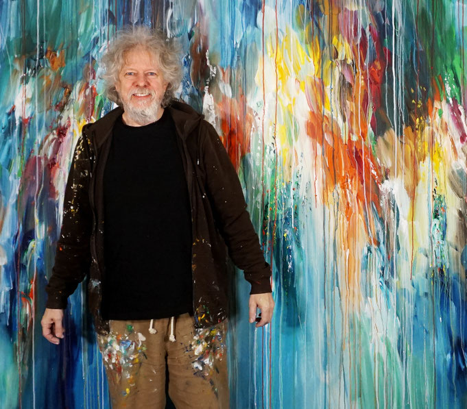 .. gerade fertig gemalt: Peter Nottrott mit Daydream XXXL 2