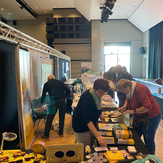 Unser Stand bei der Gesundheitsmesse in Belecke im Jahr 2024.