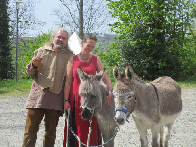 Nils ist der Vater von Leo, hier zu sehen mit ihrem Winterfell