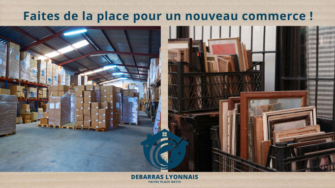 debarras fond de commerce faillite liquidation Lyon