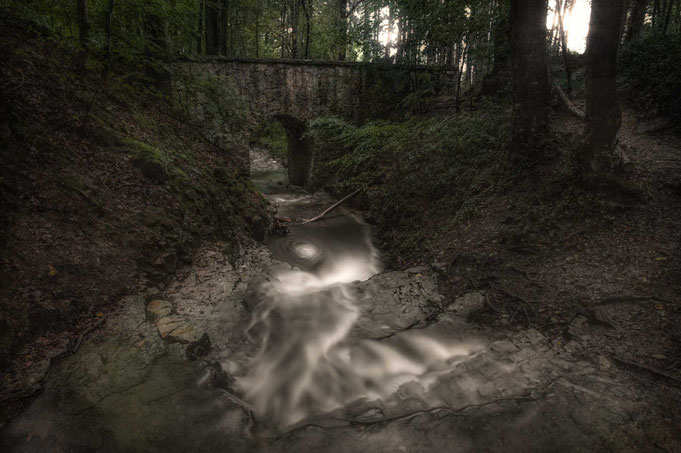 Blick zur Brücke.