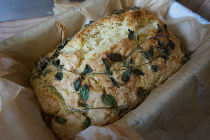 Rezept ultimatives Milch Brot zum Grillen mit Oregano