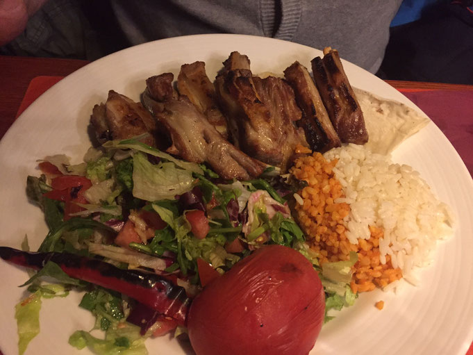 Asmali Konak Restaurant Koeln Keupstrasse | Lamm-Teller | Erfahrungsbericht