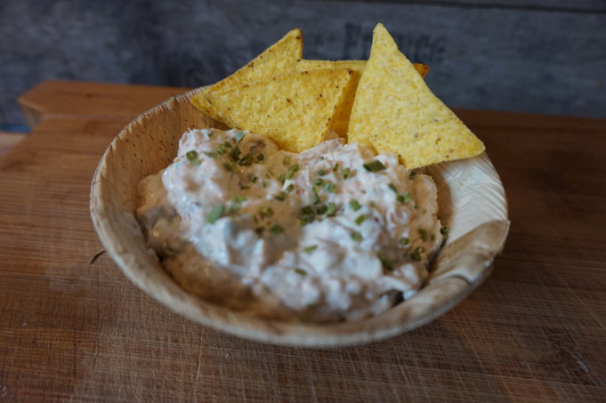 Thunfisch Dip Aufstrich - Perfekt zu Gemuese und Nachos
