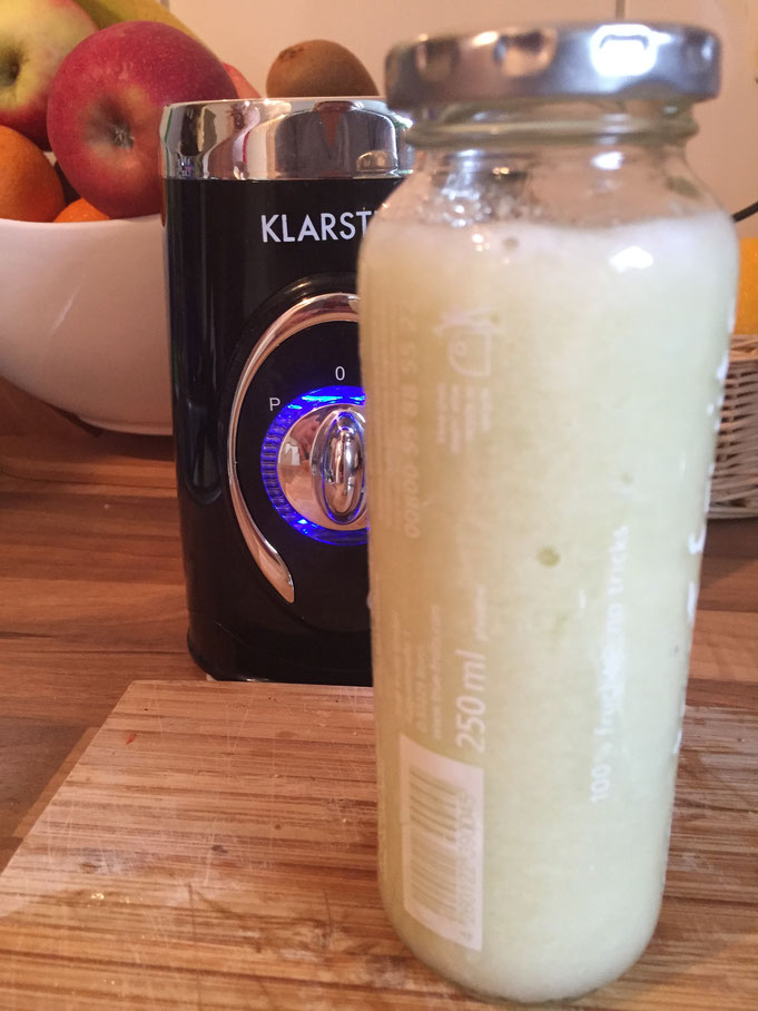 Rezept cremiger Zuckermelonen Smoothie mit Chia-Samen