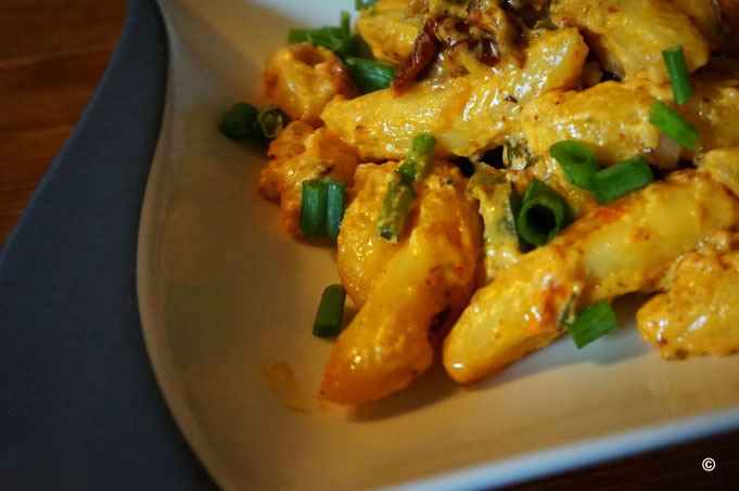 Schupfnudeln mit Paprika und Brunch | fertig in 15 Minuten