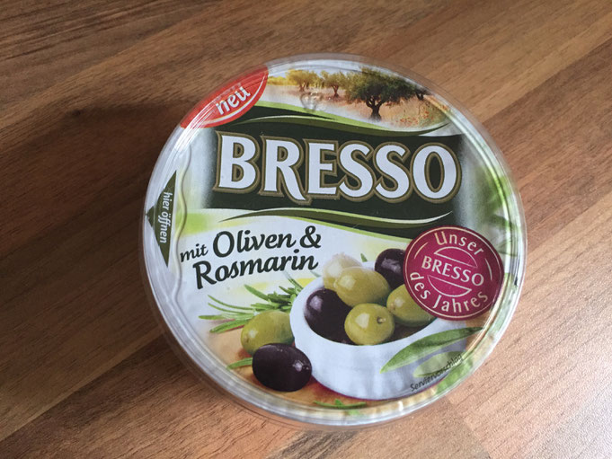 Bresso des Jahres Oliven und Rosmarin Brotaufstrich Spoileralarm
