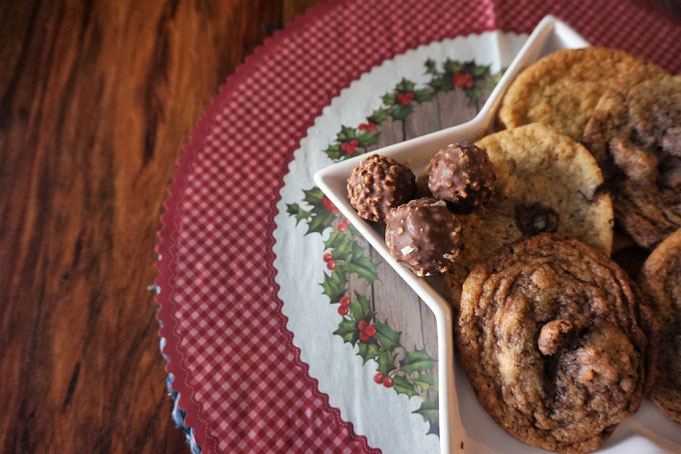 einfache Ferrero Rocher Cookies l Ferrero Rocher Plaetzchen l XMAS Cookies