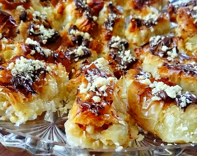 Haselnuss Nutella Baklava a la Emi