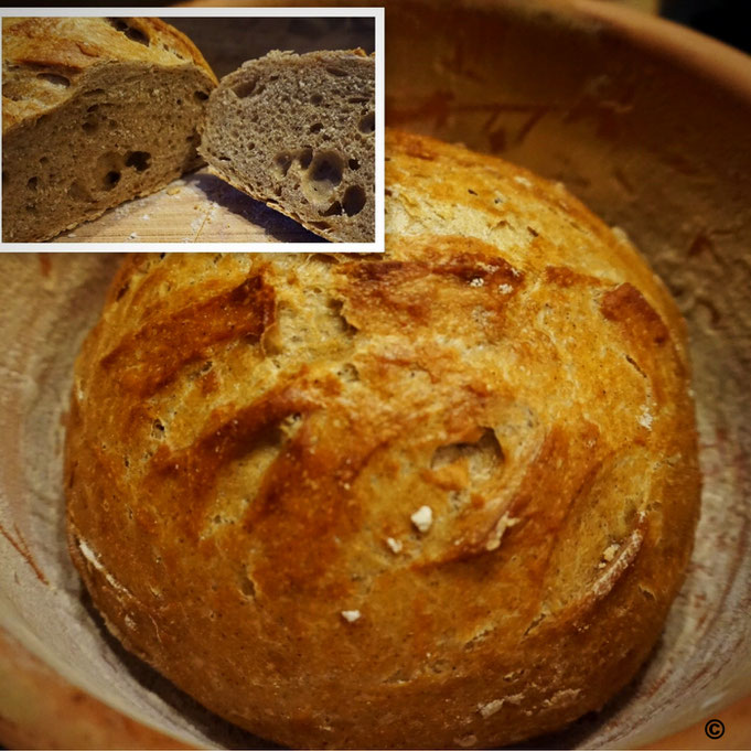 einfaches Monheimer Bauernbrot mit Hefe | ekmek
